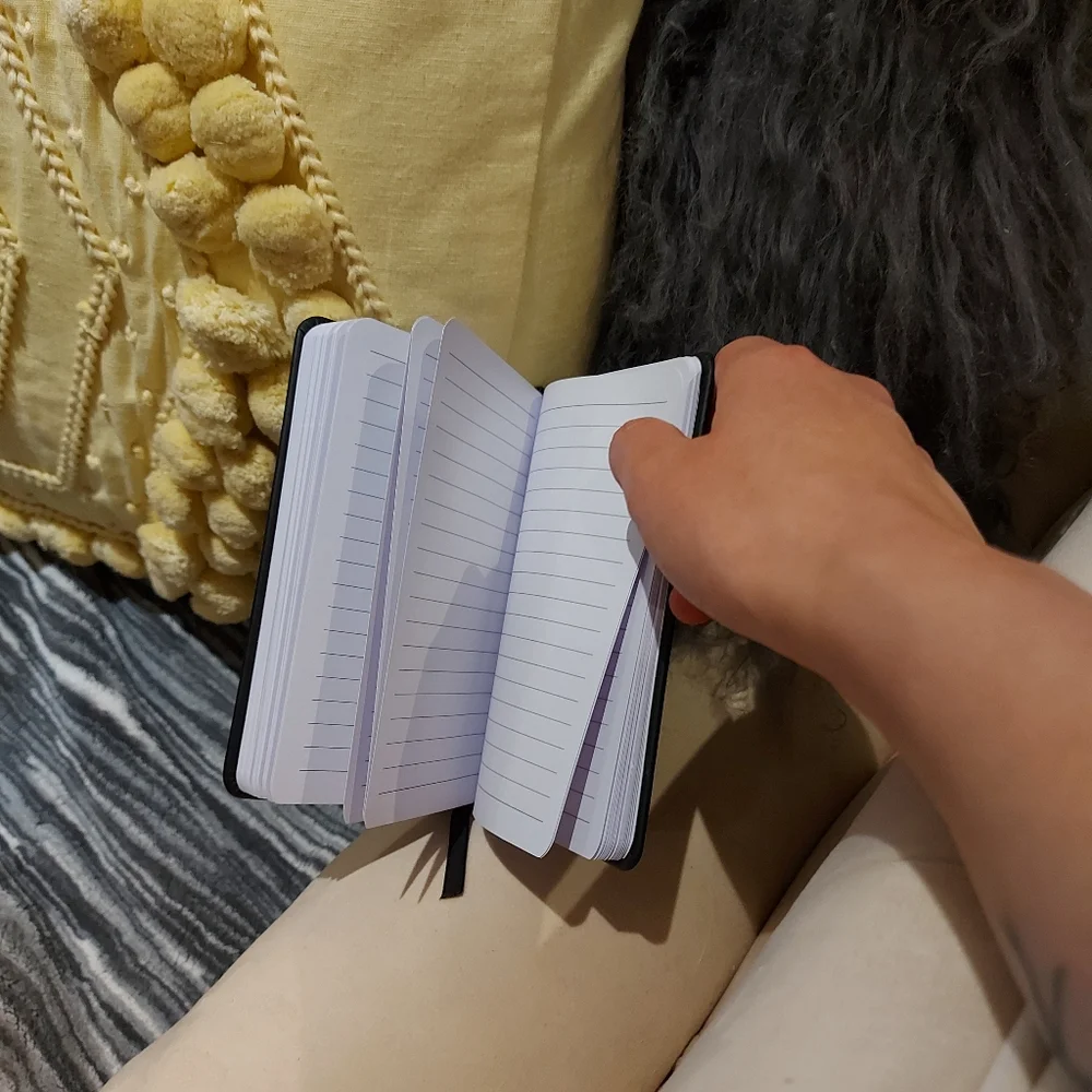 💛 ADD ON ONLY 💛 | NWOT, Mini Black/Gold Notebook - Picture 3 of 5